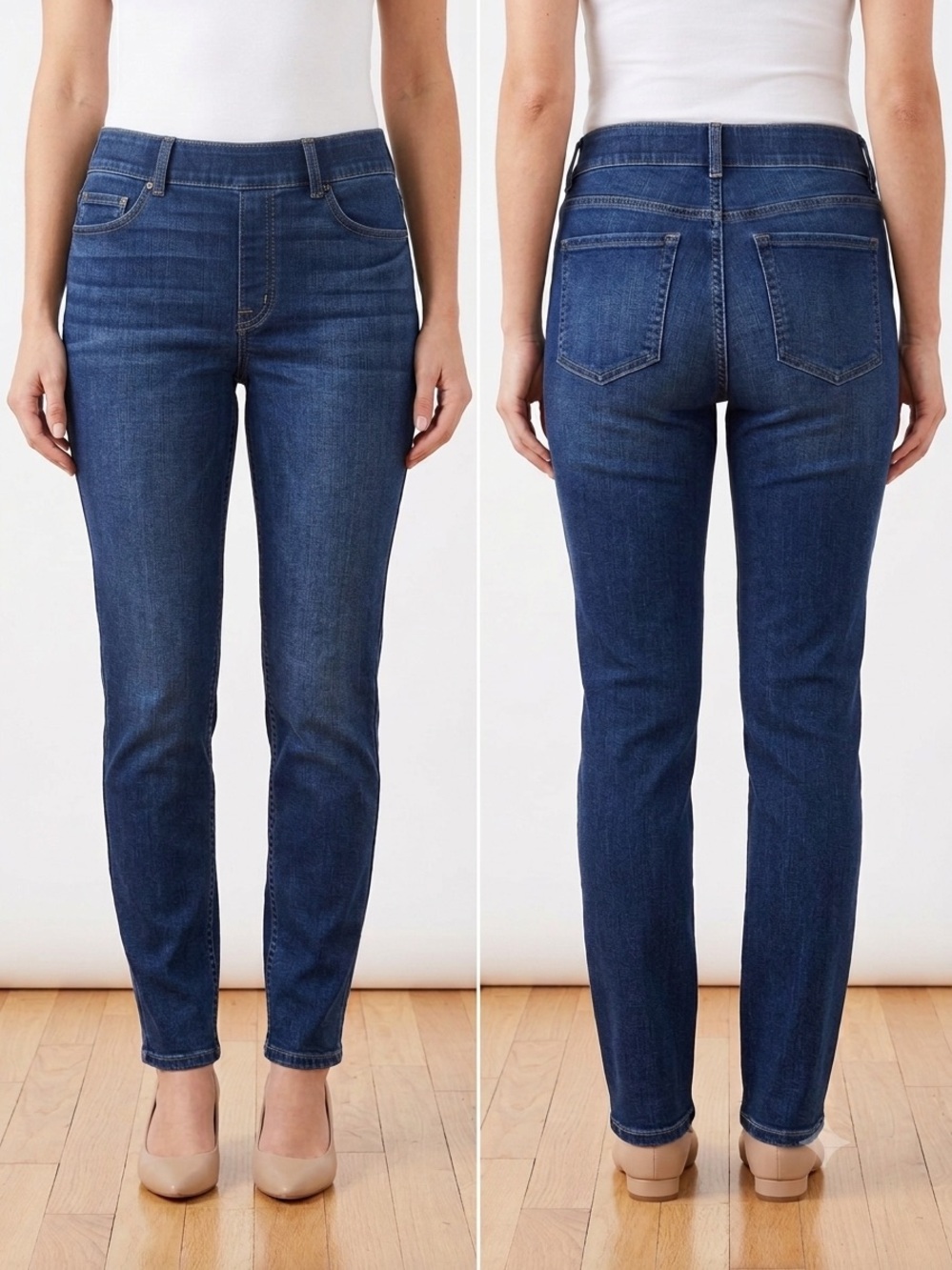 SPANX Dark Indigo Skinny Jeans